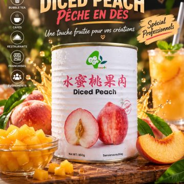 diced peach 850g